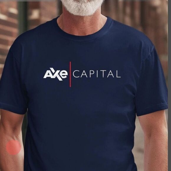 Fruit of the Loom Other - AXE/Capital Billons Navy Blue Men's T-Shirt